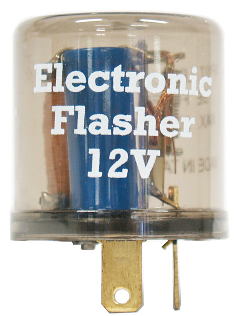 FLASHER 12V ELECTRONIC 2 PIN 21-23 WATT MAXIMUM 6 BULBS – 12Volt Customs